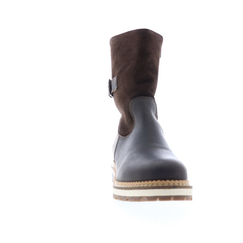 Bos. & Co. Annex Womens Brown Suede Zipper Casual Dress Boots