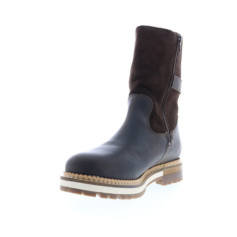 Bos. & Co. Annex Womens Brown Suede Zipper Casual Dress Boots