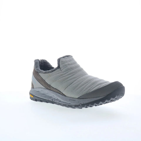 Merrell Antora Sneaker Moc J066952 Womens Gray Canvas Clog Flats Shoes