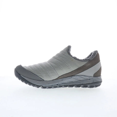 Merrell Antora Sneaker Moc J066952 Womens Gray Canvas Clog Flats Shoes