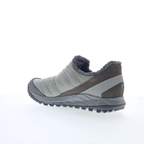 Merrell Antora Sneaker Moc J066952 Womens Gray Canvas Clog Flats Shoes