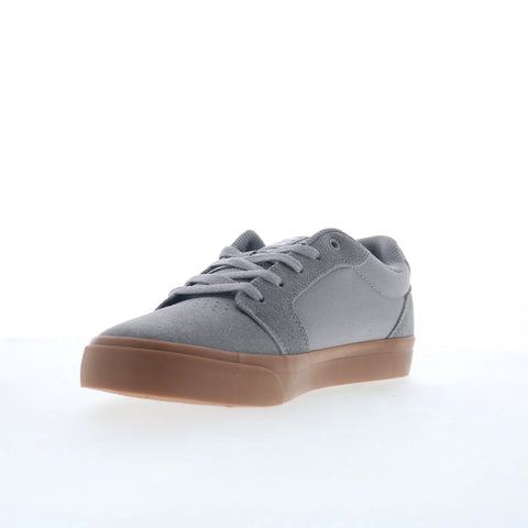 DC Anvil DC01635020-GRYGUM Mens Gray Canvas Skate Inspired Sneakers Shoes