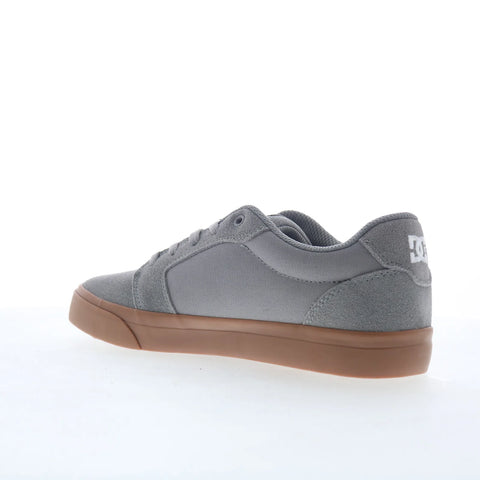 DC Anvil DC01635020-GRYGUM Mens Gray Canvas Skate Inspired Sneakers Shoes