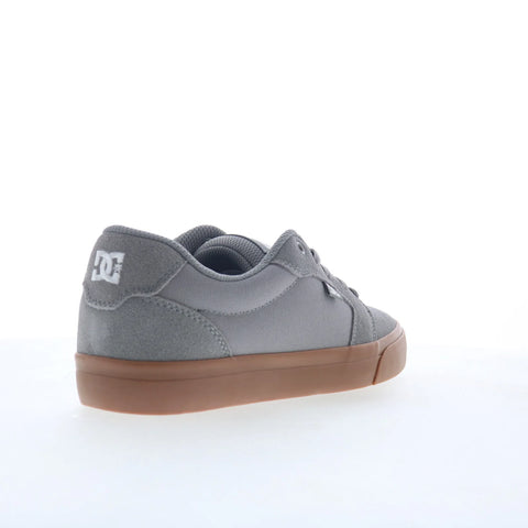 DC Anvil DC01635020-GRYGUM Mens Gray Canvas Skate Inspired Sneakers Shoes