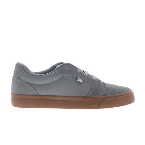 DC Anvil DC01635020-GRYGUM Mens Gray Canvas Skate Inspired Sneakers Shoes