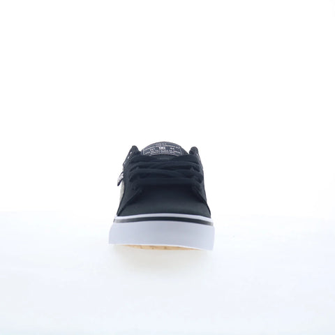 DC Anvil TX 320040-XKCW Mens Black Canvas Skate Inspired Sneakers Shoes