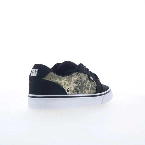 DC Anvil TX 320040-XKCW Mens Black Canvas Skate Inspired Sneakers Shoes