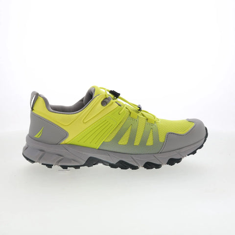 Nautica Anzo CM0587 Mens Gray Mesh Lace Up Lifestyle Sneakers Shoes