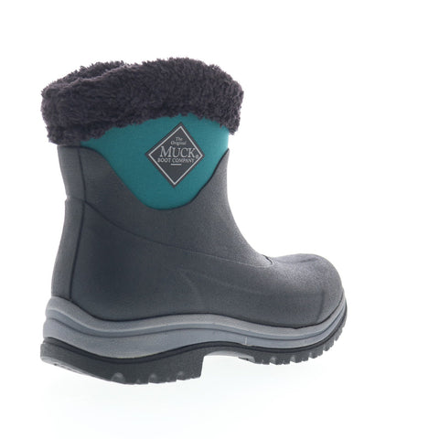 Original Muck Arctic Apres Slip-On AP8300 Womens Black Synthetic Winter Boots