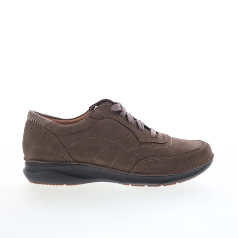 Clarks Appley Tie 26162050 Womens Brown Nubuck Lifestyle Sneakers Shoes
