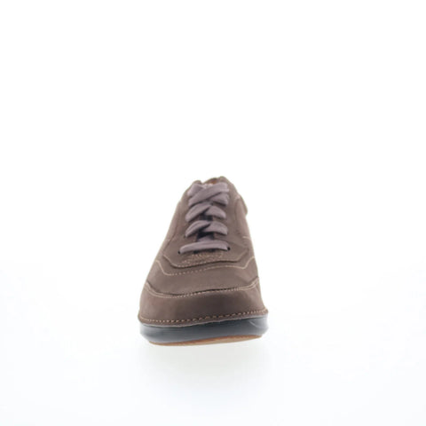 Clarks Appley Tie 26162050 Womens Brown Nubuck Lifestyle Sneakers Shoes