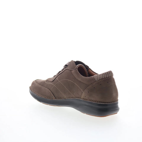 Clarks Appley Tie 26162050 Womens Brown Nubuck Lifestyle Sneakers Shoes