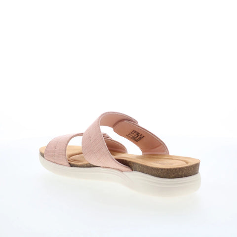 Clarks April Dusk 26172319 Womens Pink Synthetic Slides Sandals Shoes