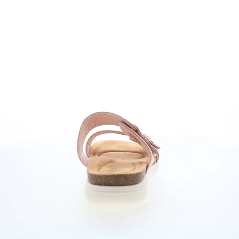 Clarks April Dusk 26172319 Womens Pink Synthetic Slides Sandals Shoes