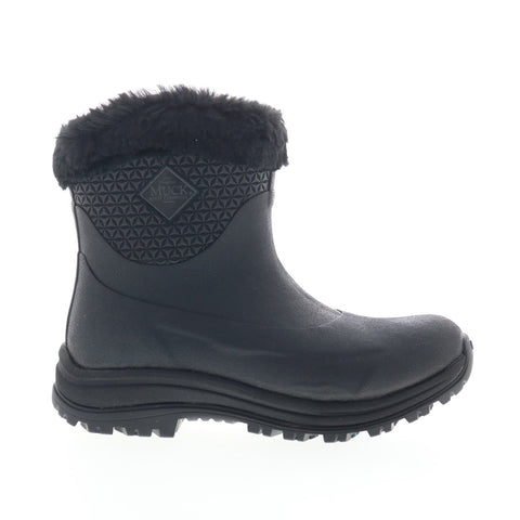 Original Muck Apres Slip On Ankle AG APV000 Womens Black Winter Boots