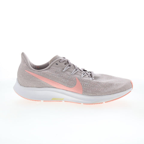Nike Air Zoom Pegasus 36 AQ2210-200 Womens Gray Canvas Athletic Running Shoes