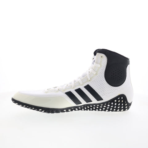 Adidas Tech Fall.16 AQ3252 Mens White Canvas Athletic Wrestling Shoes
