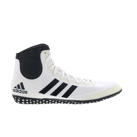 Adidas Tech Fall.16 AQ3252 Mens White Canvas Athletic Wrestling Shoes