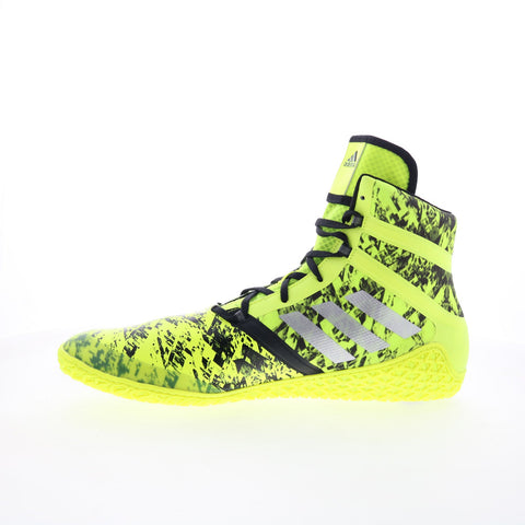 Adidas Flying Impact AQ3320 Mens Green Synthetic Athletic Wrestling Shoes