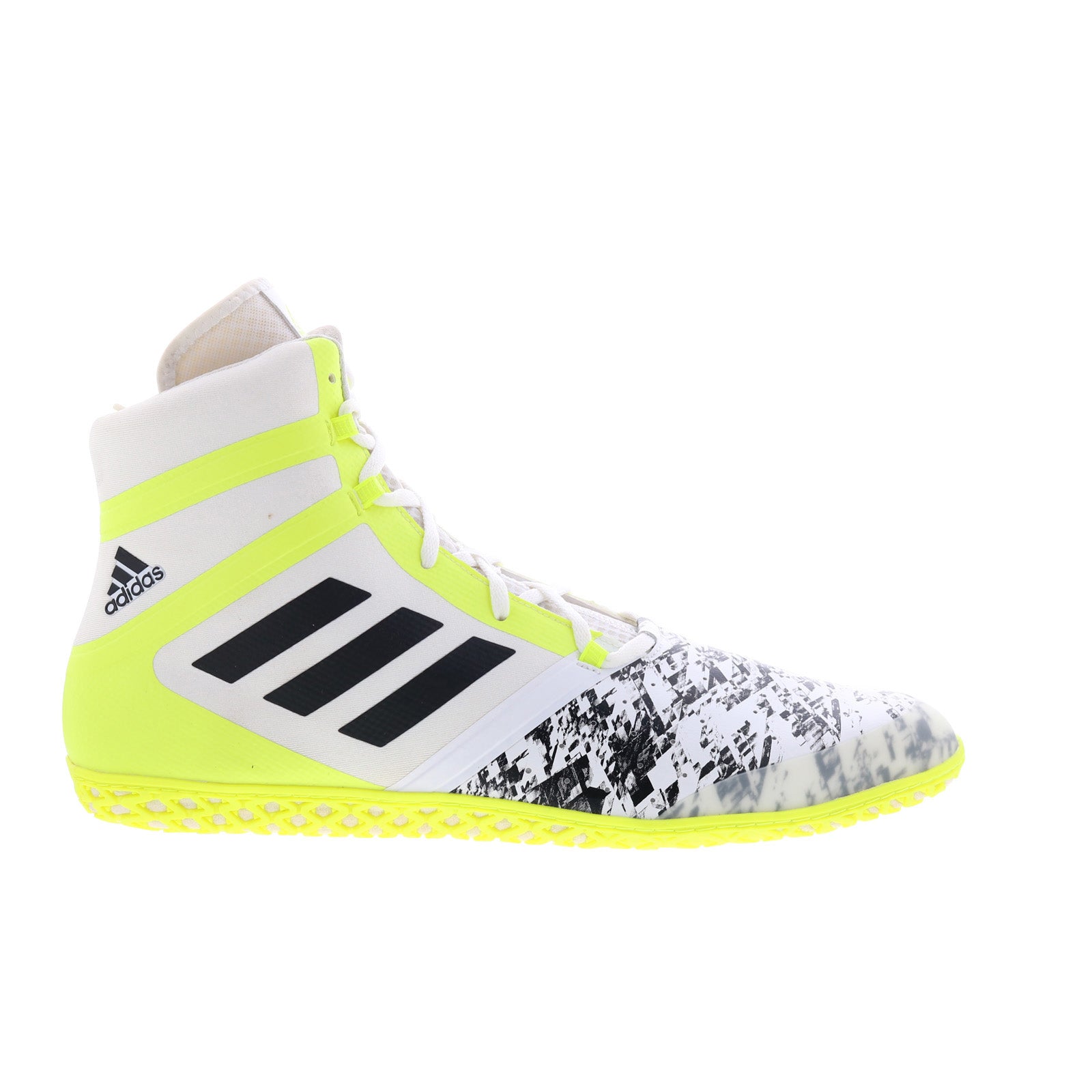 Adidas Flying Impact AQ3321 Mens White Synthetic Athletic Wrestling Sh