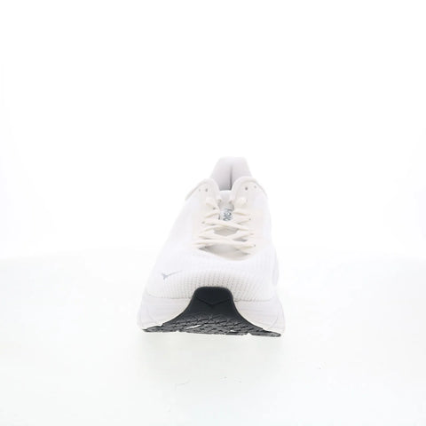 Hoka Arahi 7 1147850-BDBSW Mens White Mesh Lace Up Athletic Running Shoes