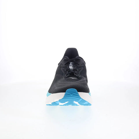 Hoka Arahi 8 1168690-BKSK Mens Black Canvas Lace Up Athletic Running Shoes