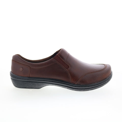Klogs Arbor ARBOR Mens Brown Wide Leather Loafers & Slip Ons Casual Shoes
