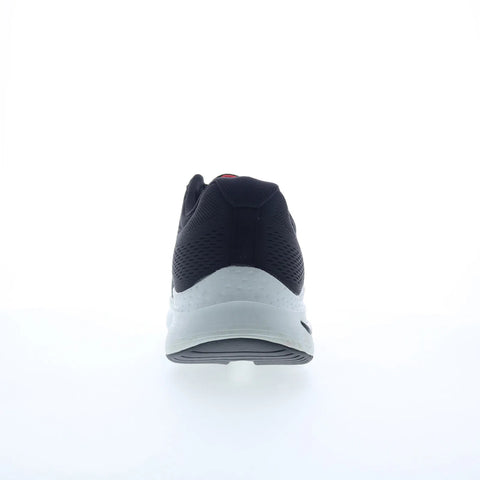 Skechers Arch Fit Mens Black Extra Wide Mesh Lifestyle Sneakers Shoes