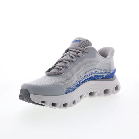 Skechers Slip-ins Wave - Zanaro Mens Gray Extra Wide Lifestyle Sneakers Shoes