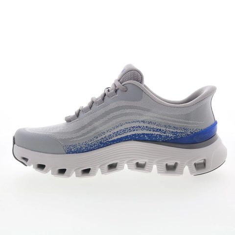 Skechers Slip-ins Wave - Zanaro Mens Gray Extra Wide Lifestyle Sneakers Shoes