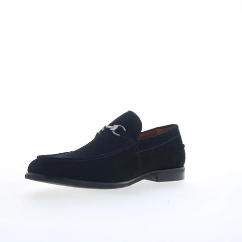 Steve Madden Arista ARIS02M1 Mens Black Suede Loafers & Slip Ons Casual Shoes
