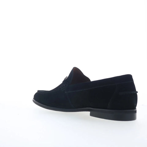 Steve Madden Arista ARIS02M1 Mens Black Suede Loafers & Slip Ons Casual Shoes