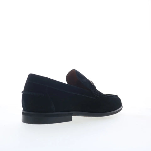 Steve Madden Arista ARIS02M1 Mens Black Suede Loafers & Slip Ons Casual Shoes