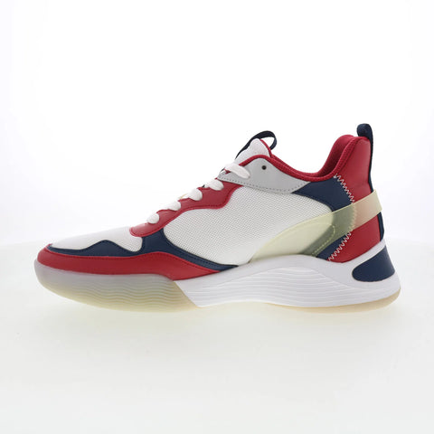 Nautica Arkan CV1762 Mens White Synthetic Lace Up Lifestyle Sneakers Shoes