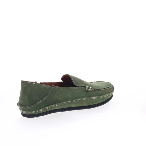T.B. Phelps Ashby Mens Green Nubuck Slip On Loafers & Slip Ons Casual ...