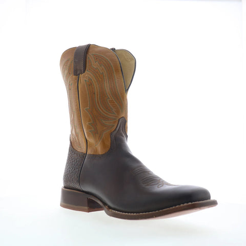 Tony Lama Asher 11" Square Toe SA2012 Mens Brown Cowboy Western Boots