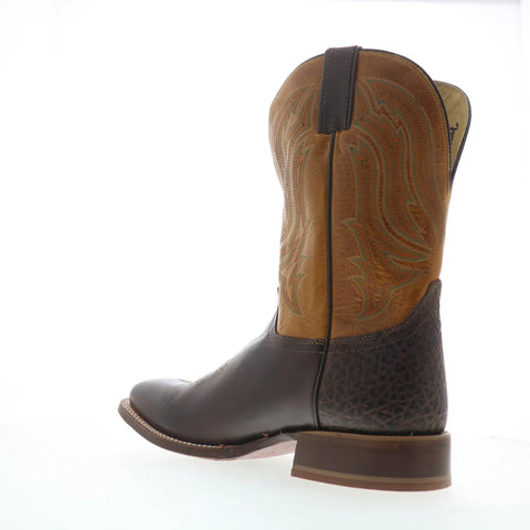 Tony Lama Asher 11" Square Toe SA2012 Mens Brown Cowboy Western Boots