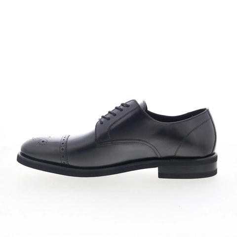 Johnston & Murphy Ashford Mens Black Oxfords & Lace Ups Cap Toe Shoes