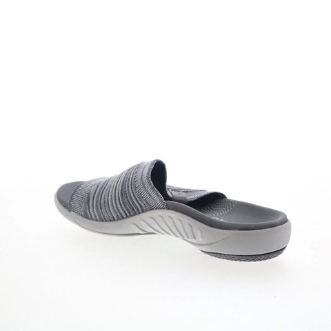 Spenco Astoria Slide SP1016DOV Womens Gray Canvas Slides Sandals Shoes
