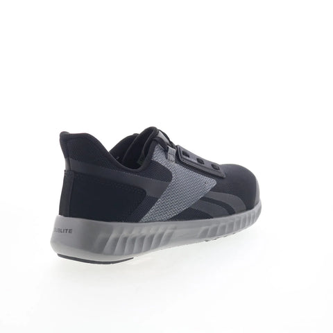 Reebok Work Sublite Composite Toe Metal Free Mens Black Wide Work Shoes