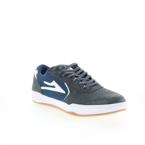 Lakai Atlantic MS1250082B00 Mens Gray Suede Skate Inspired Sneakers Shoes