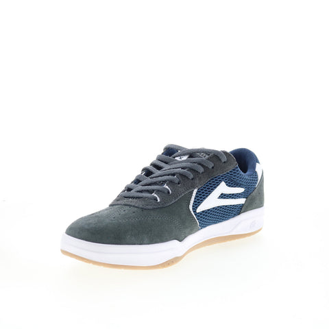Lakai Atlantic MS1250082B00 Mens Gray Suede Skate Inspired Sneakers Shoes
