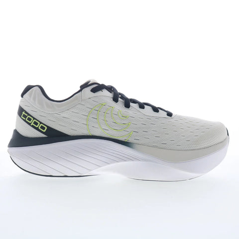 Topo Atmos M-ATMOS Mens Gray Mesh Lace Up Athletic Running Shoes