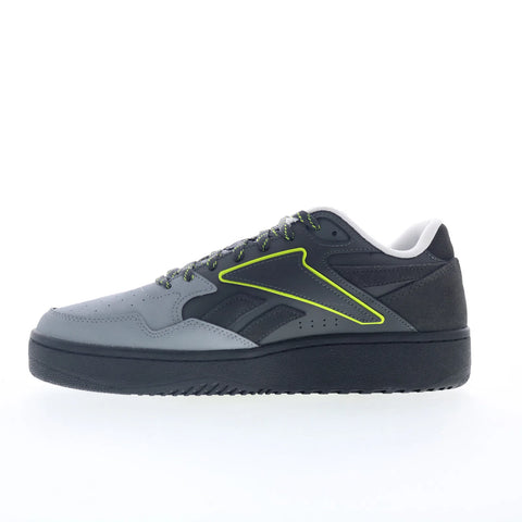 Reebok ATR Chill Mens Gray Leather Lace Up Lifestyle Sneakers Shoes