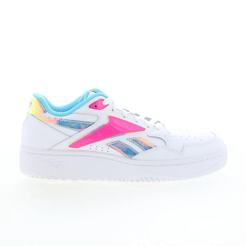 Reebok ATR Chill Mens White Leather Lace Up Lifestyle Sneakers Shoes
