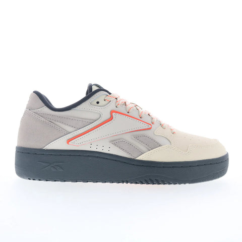 Reebok ATR Chill Mens Beige Leather Lace Up Lifestyle Sneakers Shoes
