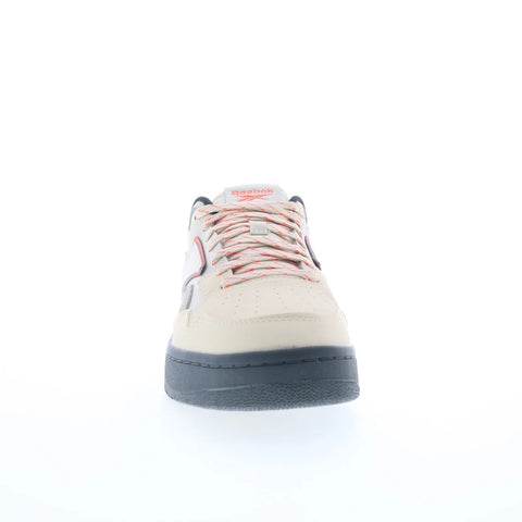 Reebok ATR Chill Mens Beige Leather Lace Up Lifestyle Sneakers Shoes
