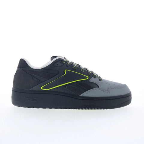 Reebok ATR Chill Mens Gray Leather Lace Up Lifestyle Sneakers Shoes