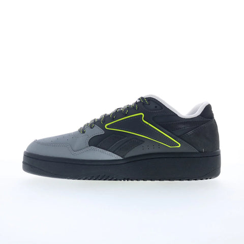 Reebok ATR Chill Mens Gray Leather Lace Up Lifestyle Sneakers Shoes