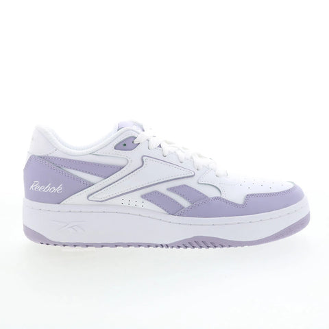 Reebok ATR Chill Womens White Leather Lace Up Lifestyle Sneakers Shoes